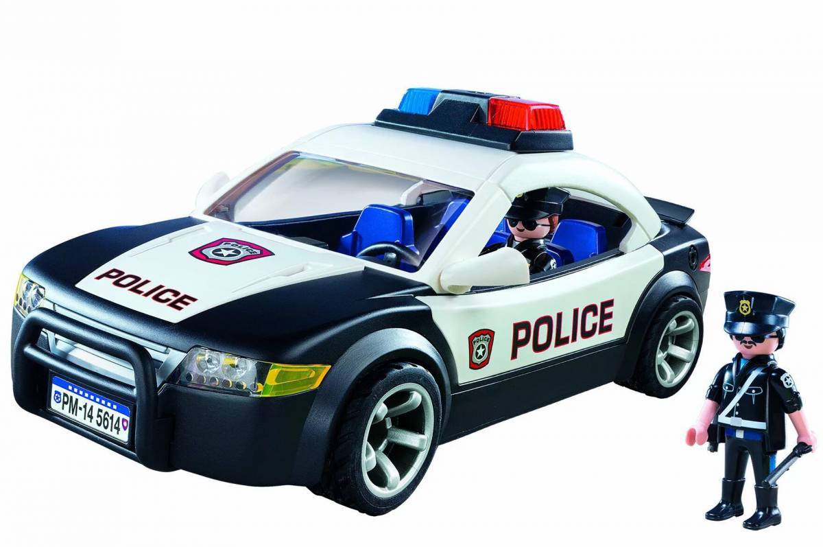 Полицейская машина для малышей #10