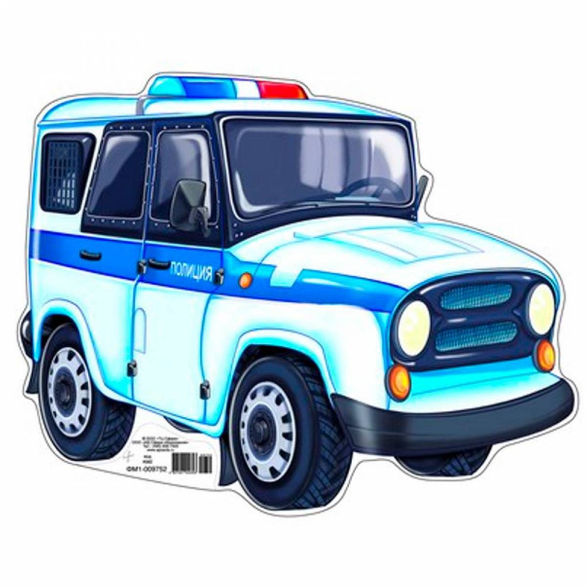 Полицейская машина для малышей #11