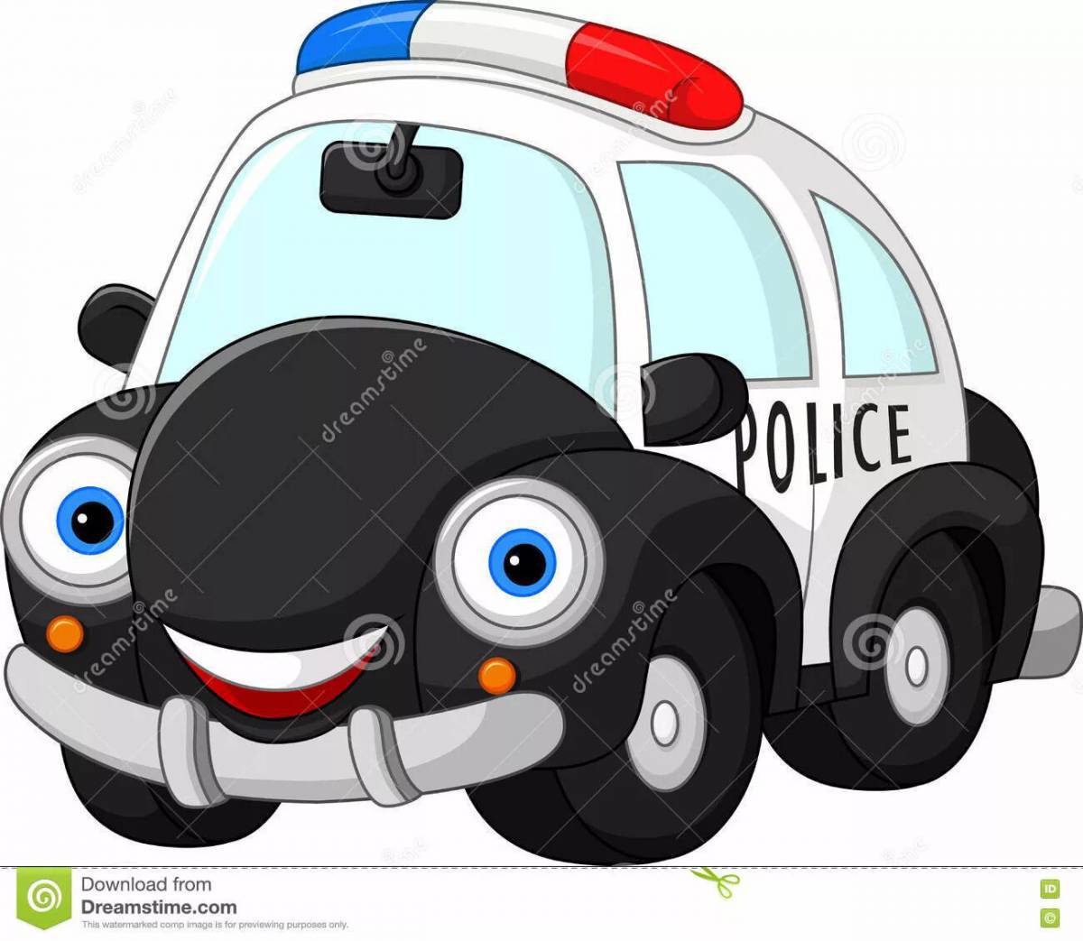Полицейская машина для малышей #12