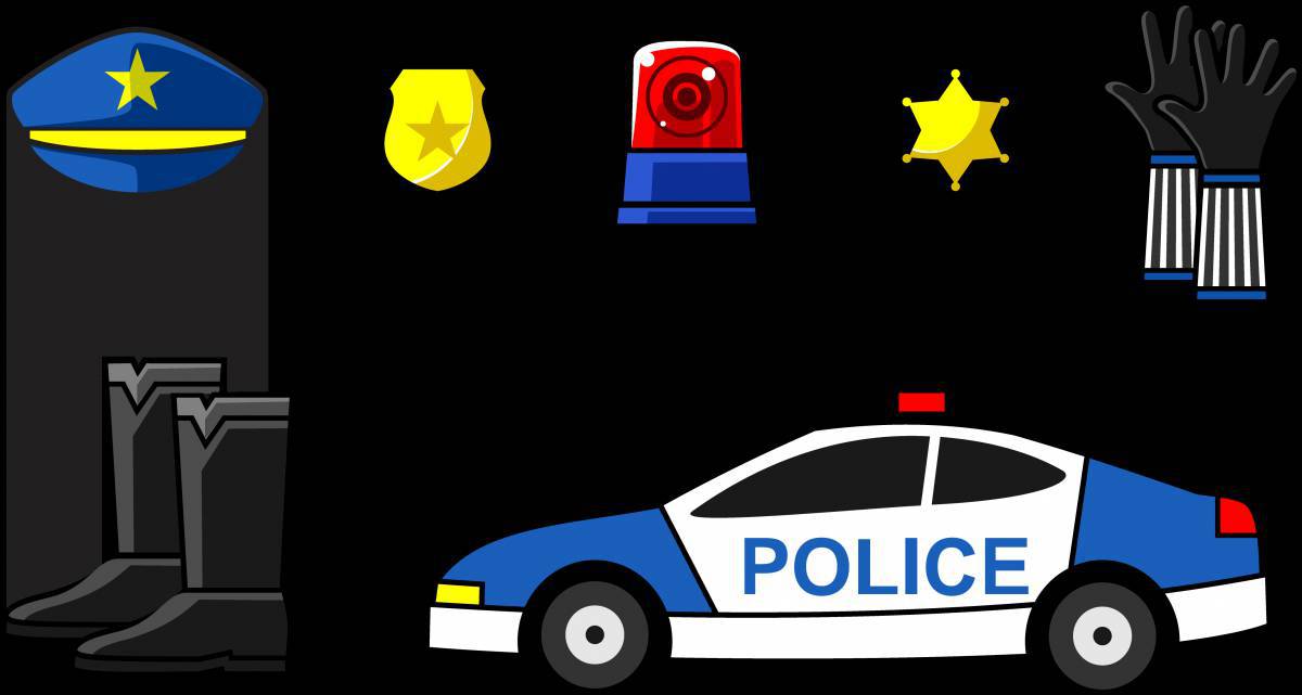 Полицейская машина для малышей #18