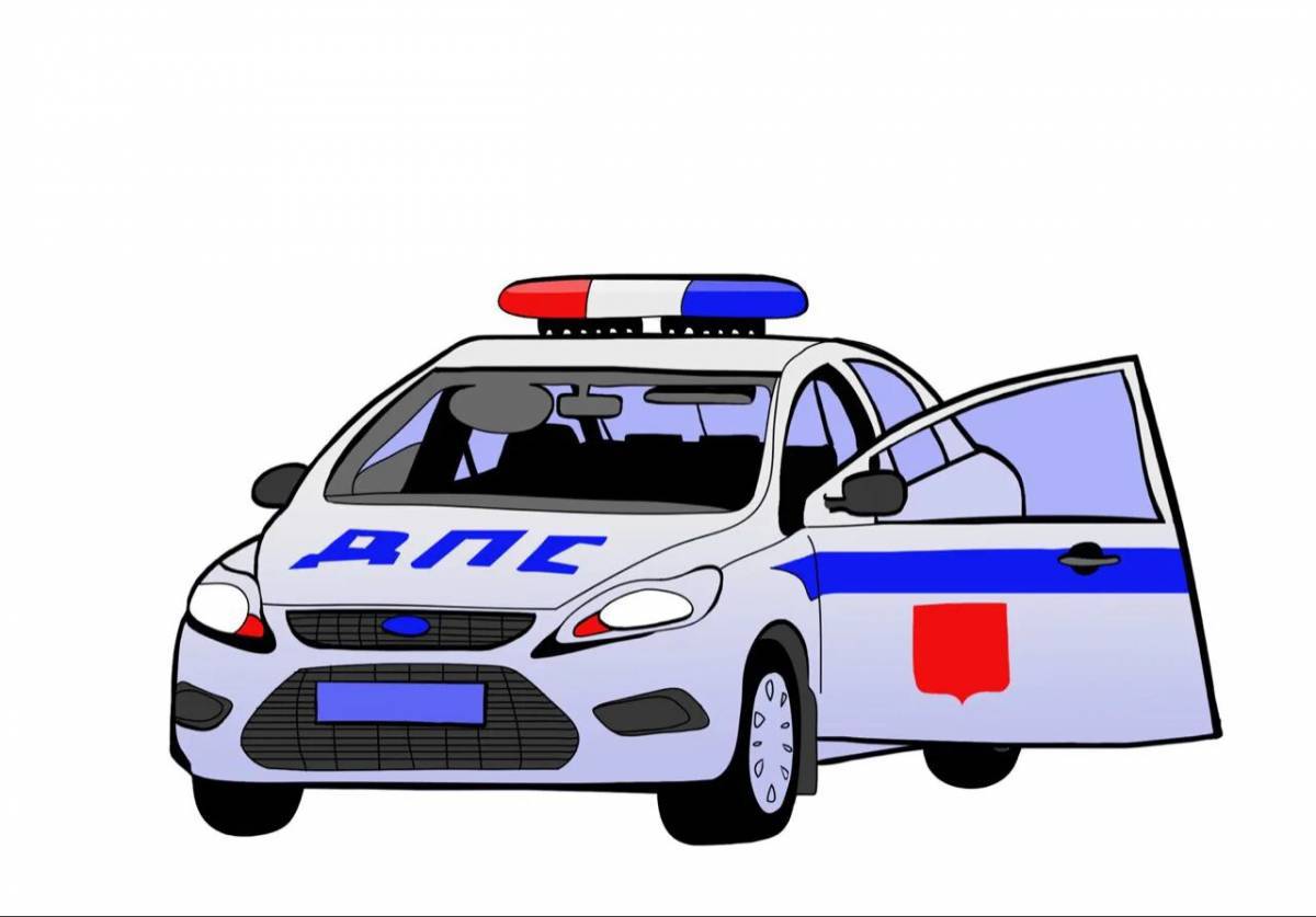 Полицейская машина для малышей #24