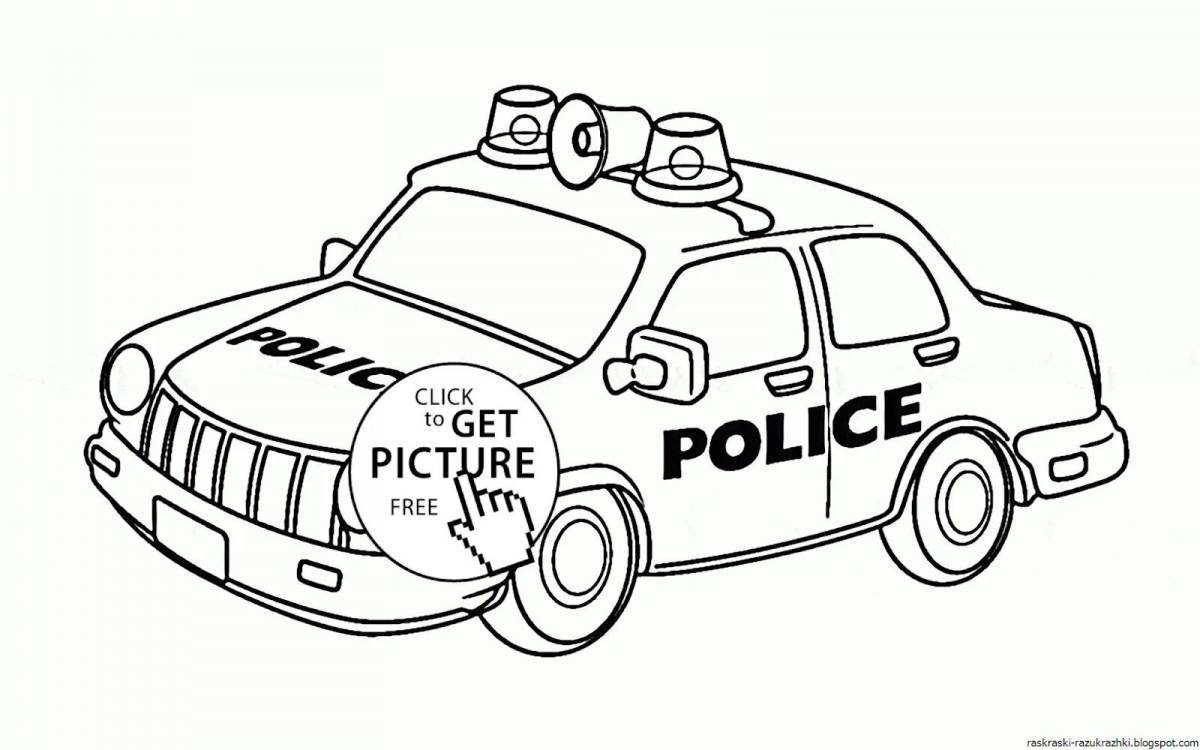 Полицейская машина для малышей #27