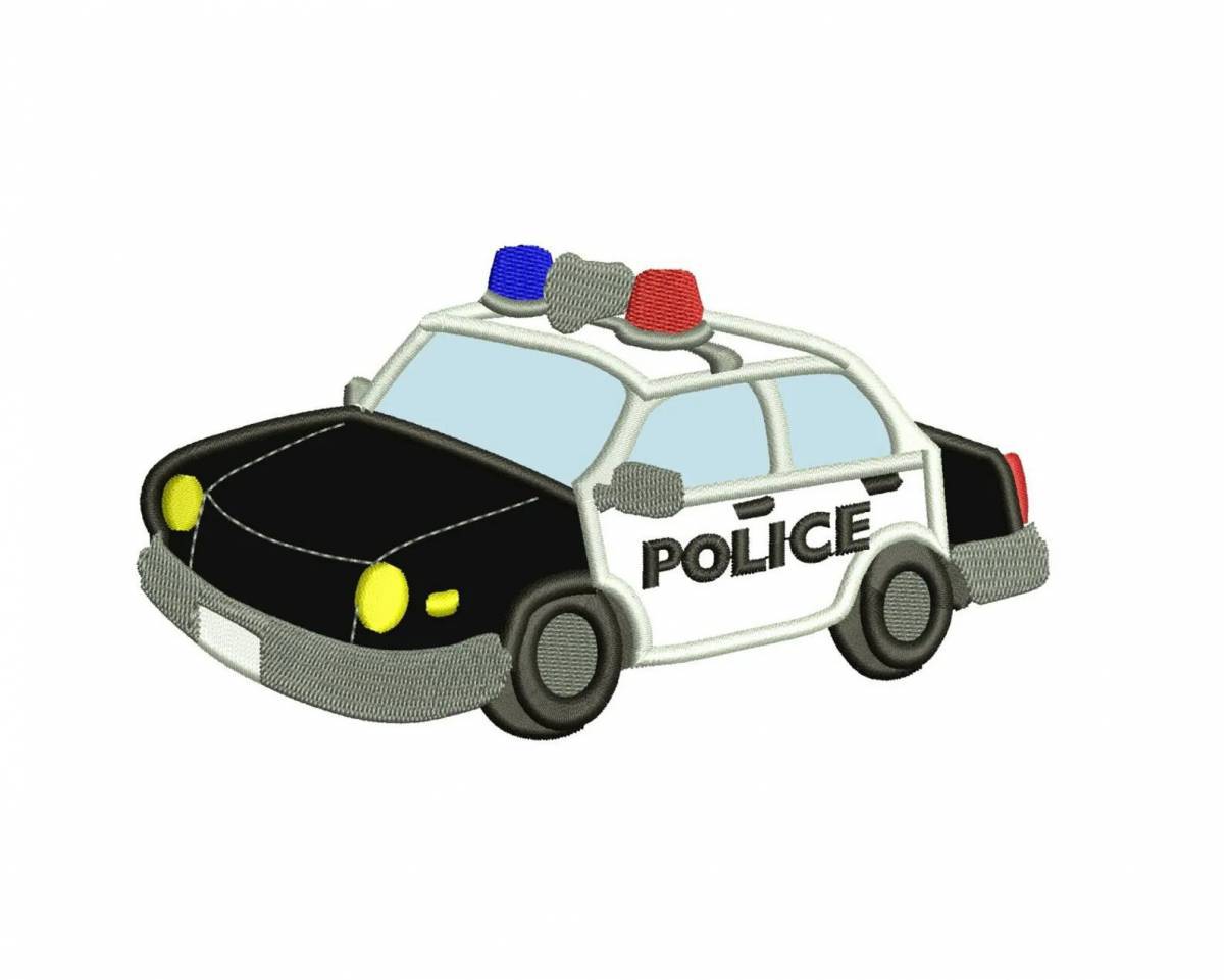 Полицейская машина для малышей #29