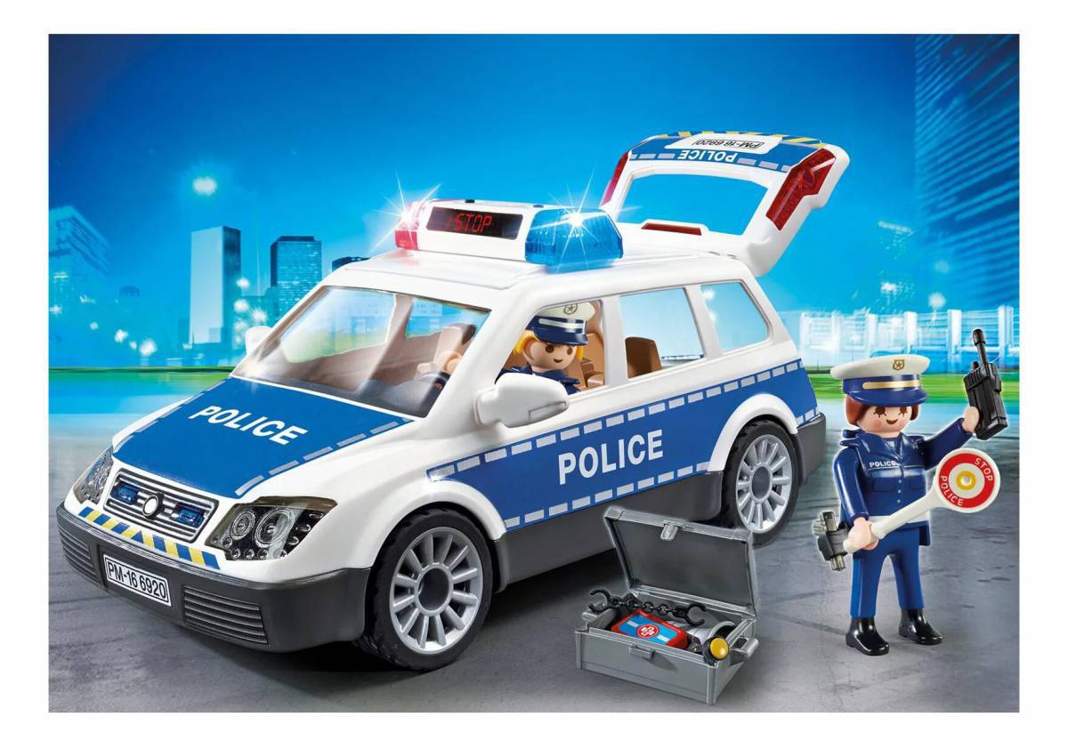 Полицейская машина для малышей #30