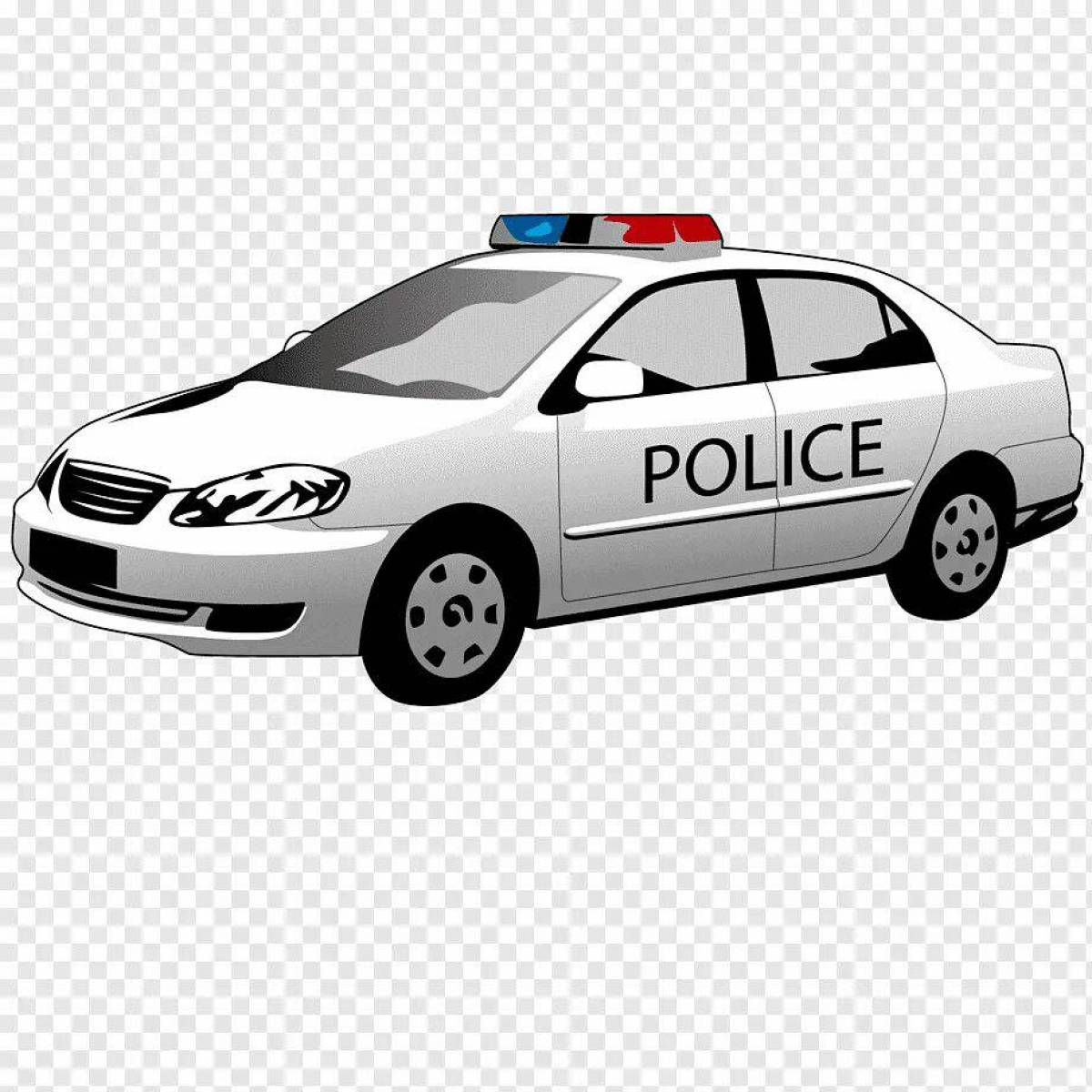 Полицейская машина для малышей #33