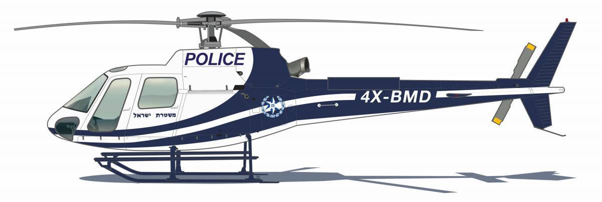 Полицейский вертолет #1