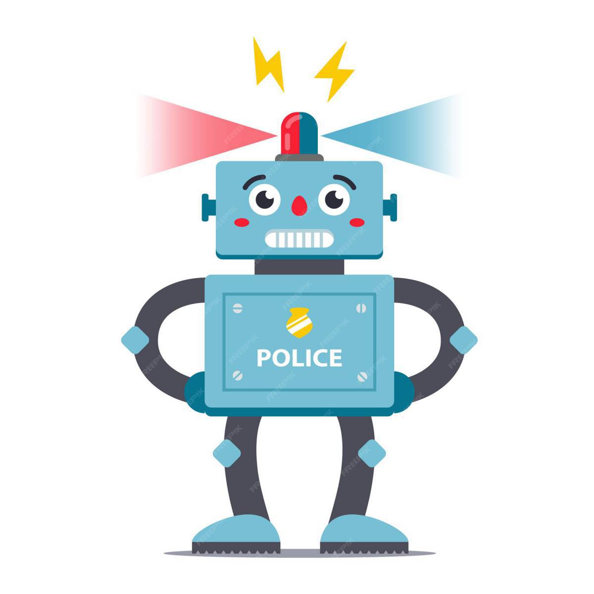 Полицейский робот для детей #3
