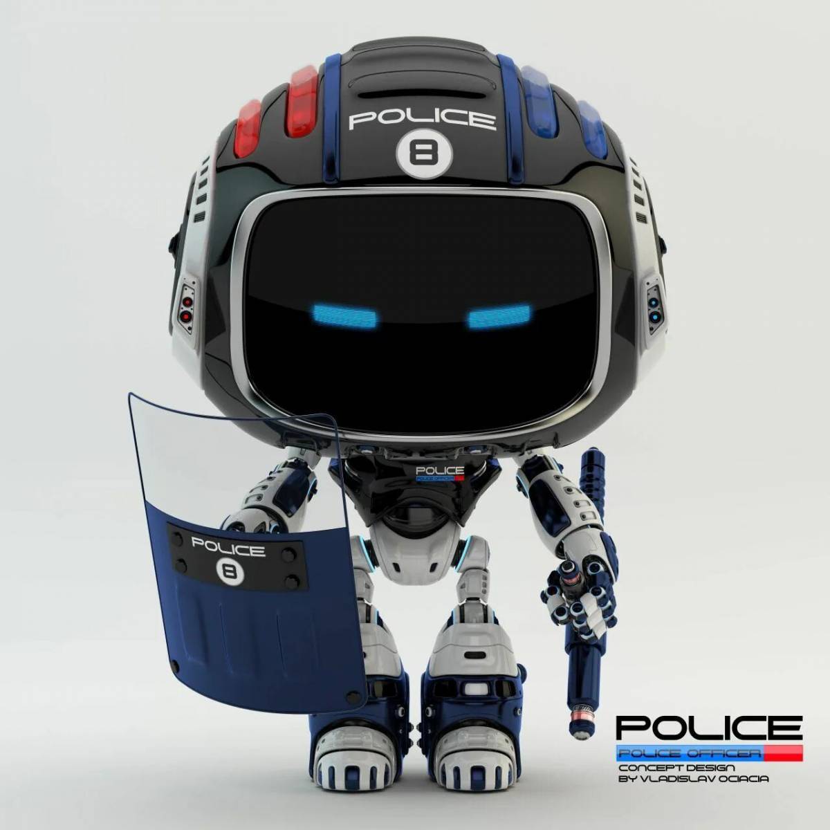 Полицейский робот для детей #15