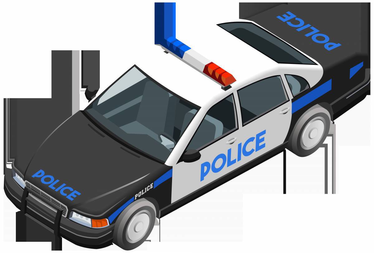 Полиция машина для детей #15