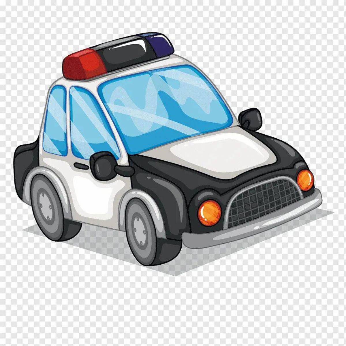 Полиция машина для детей #24