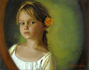 Раскраска портрет девочки #2 #456455