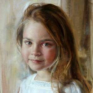 Раскраска портрет девочки #3 #456456