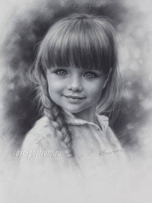 Раскраска портрет девочки #15 #456468