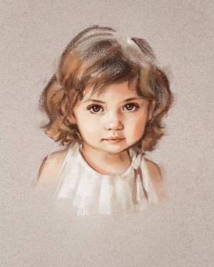 Раскраска портрет девочки #25 #456478