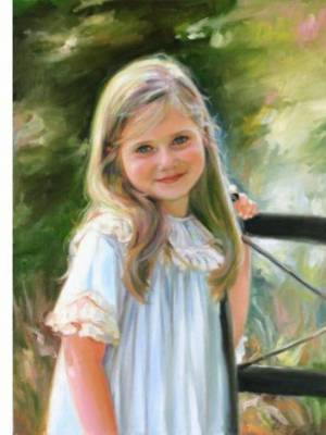 Раскраска портрет девочки #31 #456484