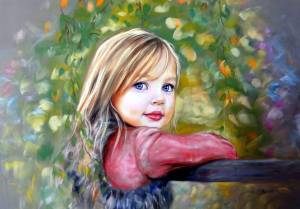 Раскраска портрет для детей #1 #456525