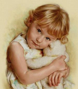 Раскраска портрет для детей #3 #456527