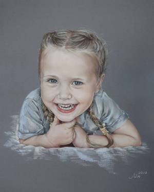 Раскраска портрет для детей #7 #456531