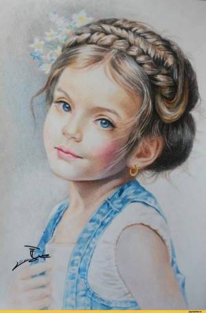 Раскраска портрет для детей #11 #456535