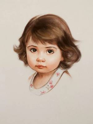 Раскраска портрет для детей #23 #456547