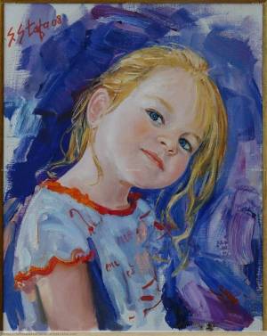 Раскраска портрет для детей #26 #456550
