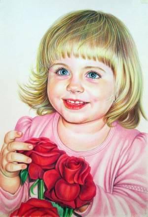 Раскраска портрет для детей #36 #456560