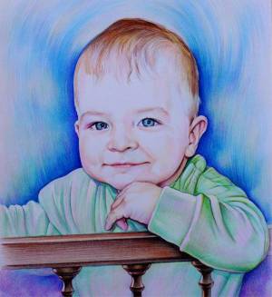 Раскраска портрет для детей #39 #456563