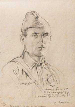 Раскраска портрет солдата #3 #456605