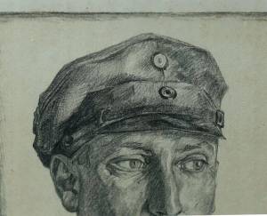 Раскраска портрет солдата #4 #456606