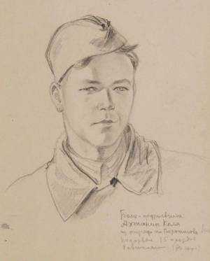 Раскраска портрет солдата #13 #456615