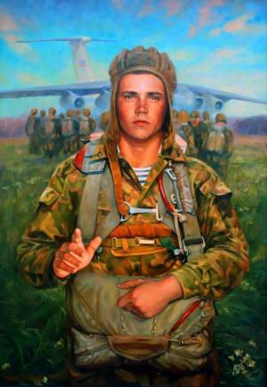 Раскраска портрет солдата #15 #456617