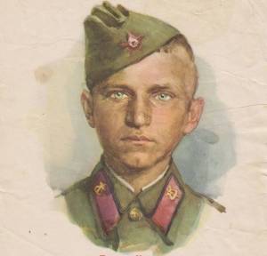 Раскраска портрет солдата #18 #456620