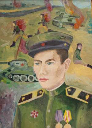 Раскраска портрет солдата #20 #456622