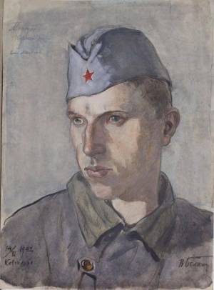 Раскраска портрет солдата #25 #456627
