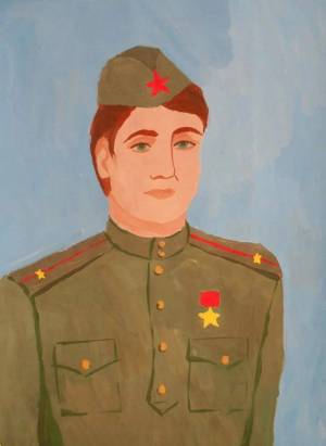 Раскраска портрет солдата #34 #456636