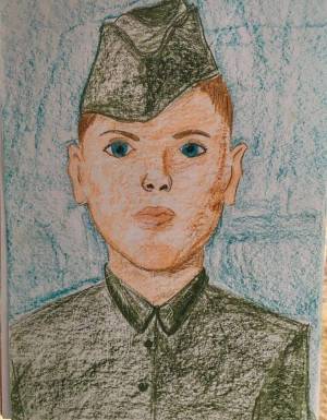 Раскраска портрет солдата #36 #456638