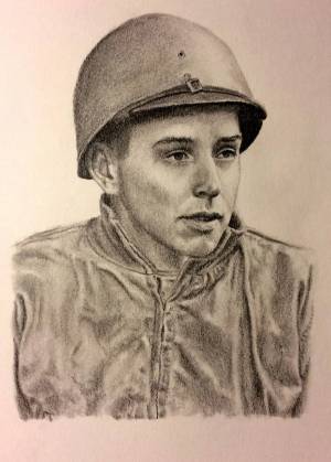 Раскраска портрет солдата #38 #456640