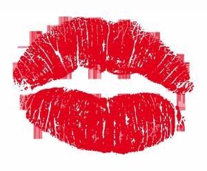 Раскраска поцелуй губы #8 #457389