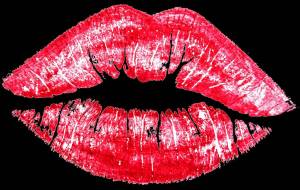 Раскраска поцелуй губы #10 #457391