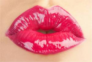 Раскраска поцелуй губы #11 #457392