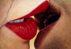 Раскраска поцелуй губы #19 #457400