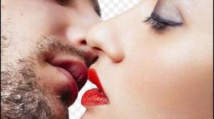 Раскраска поцелуй губы #30 #457411