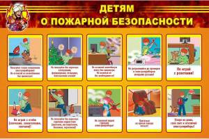 Раскраска правила пожарной безопасности для детей #28 #458009