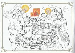 Раскраска православные для воскресной школы #18 #458096