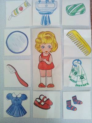 Раскраска предметы личной гигиены для детей #20 #458541