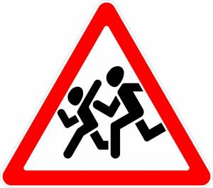 Раскраска предупреждающие дорожные знаки для детей #31 #458630