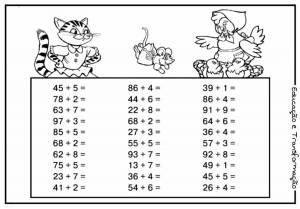 Раскраска примеры до 20 на сложение и вычитание #25 #459611