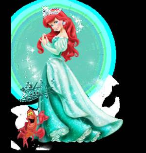 Раскраска принцесса ариэль #9 #459751