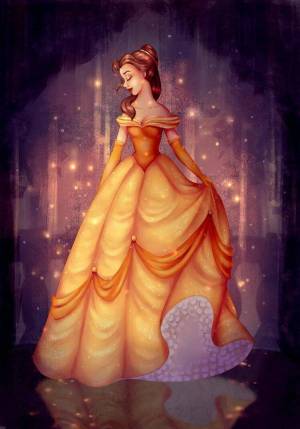Раскраска принцесса белль #15 #459782