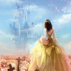 Раскраска принцесса в замке #17 #459812